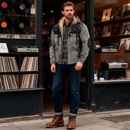 Limitowana oferta 50% zniżki 【S-5XL】 Kolekcja jesienno-zimowa 2025 – męska modna kurtka wysokiej jakości, lekka, ocieplana i grubsza