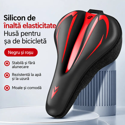 🚲 Husă pentru șaua bicicletei de munte, realizată din piele siliconică groasă, impermeabilă și foarte moale