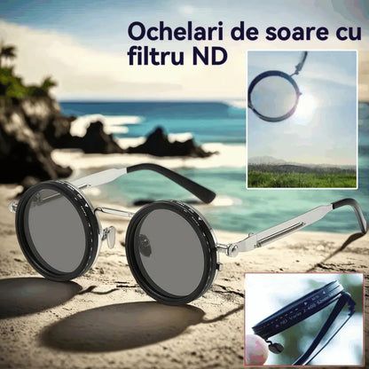 🔥😎Ochelari de soare noi reglabili pe 9 niveluri, potriviți pentru utilizare în aer liber, pescuit, condus și cu protecție UV