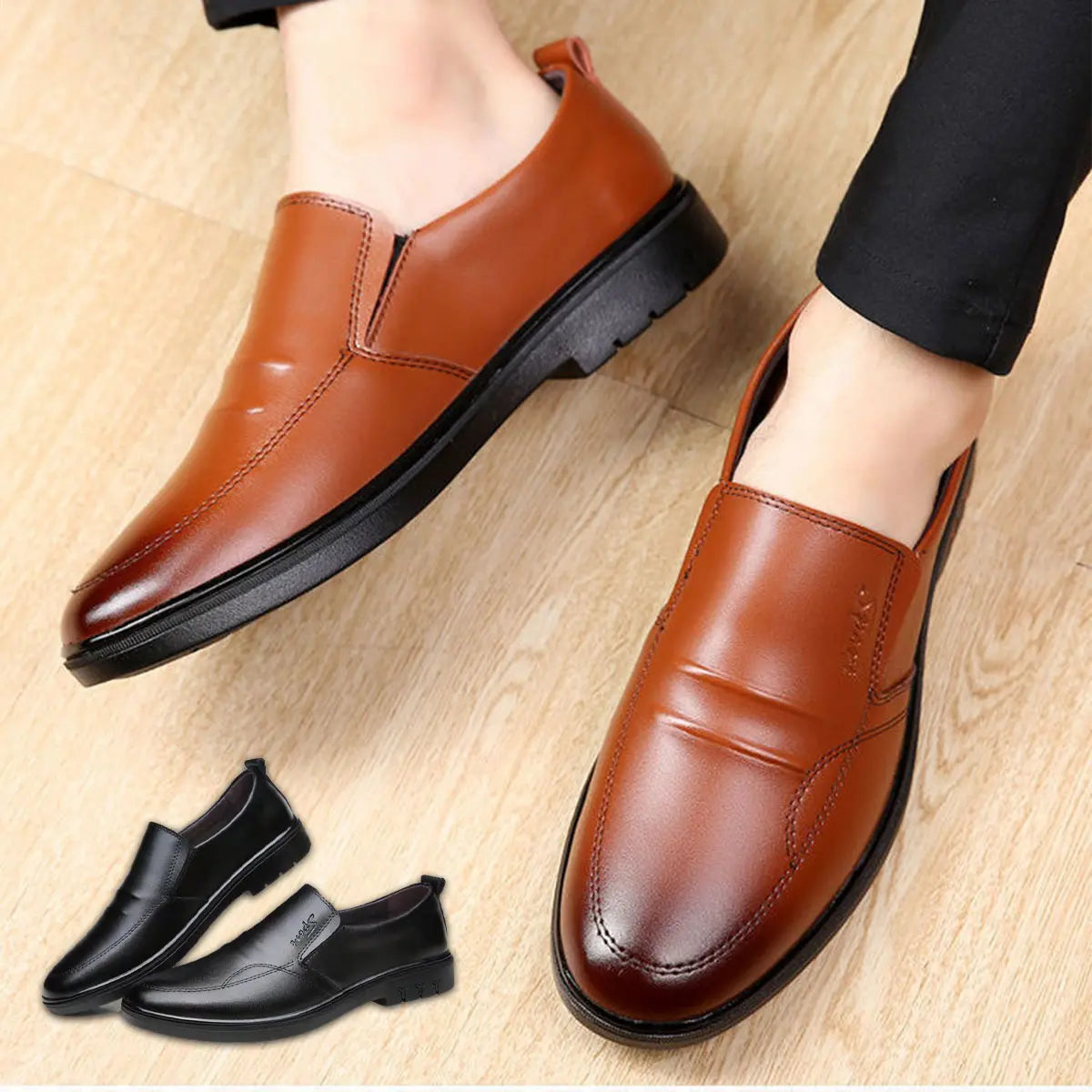 🔥Ofertă limitată🔥 Pantofi de vară din piele pentru bărbați, în tendințe – stil business și casual【39-44】
