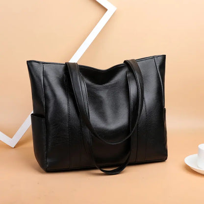👜 Geantă de umăr din piele moale pentru femei la modă✨ Capacitate mare casuală✨