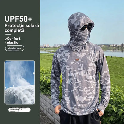 🔥【M-5XL】Îmbrăcăminte de protecție solară respirabilă pentru bărbați, potrivită pentru sporturi în aer liber și pescuit.