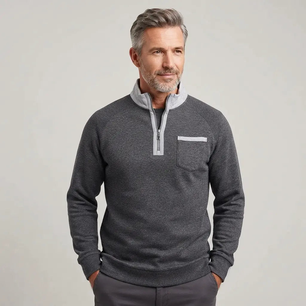 ✨🔥Hanorac sport nou pentru bărbați, termic, cu căptușeală din fleece