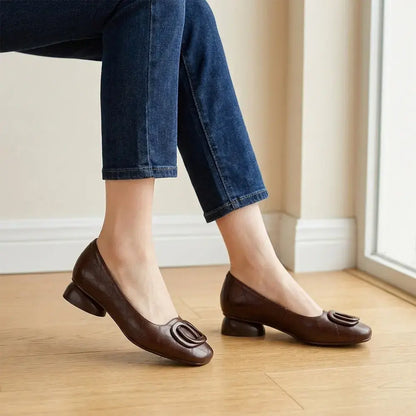 👡 Pantofi Mary Jane de damă, stil franțuzesc retro, cu talpă joasă – vârf rotund și decupați – confortabili, potriviți pentru purtarea zilnică