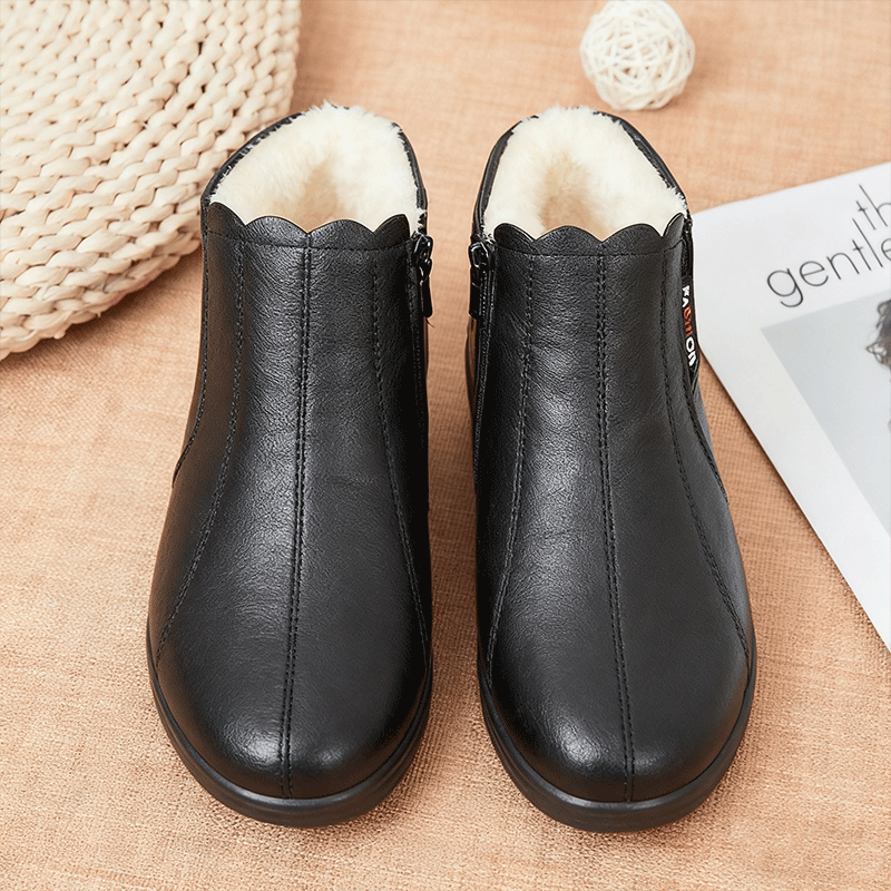 🔥Επίθετη πώληση περιορισμένου χρόνου【Μεγέθη 35-41】🥾Μόδας και θερματά χειμερινά παπούτσια από δέρμα, με σχεδιασμό μαλακής υπόσωμης