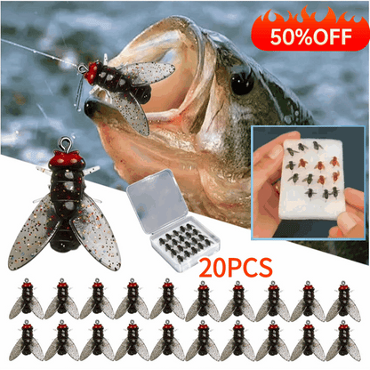 🎣 Cumperi 1, primești 1 gratis🔥 Momeală artificială imitație de muscă pentru pescuit