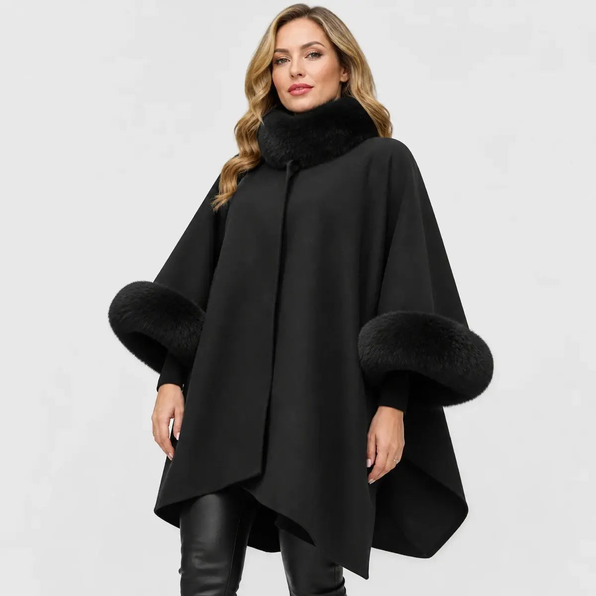 🔥📢【S-5XL】Nou palton lung și moale din lână pentru femei, model 2026: elegant, gros, călduros și confortabil.