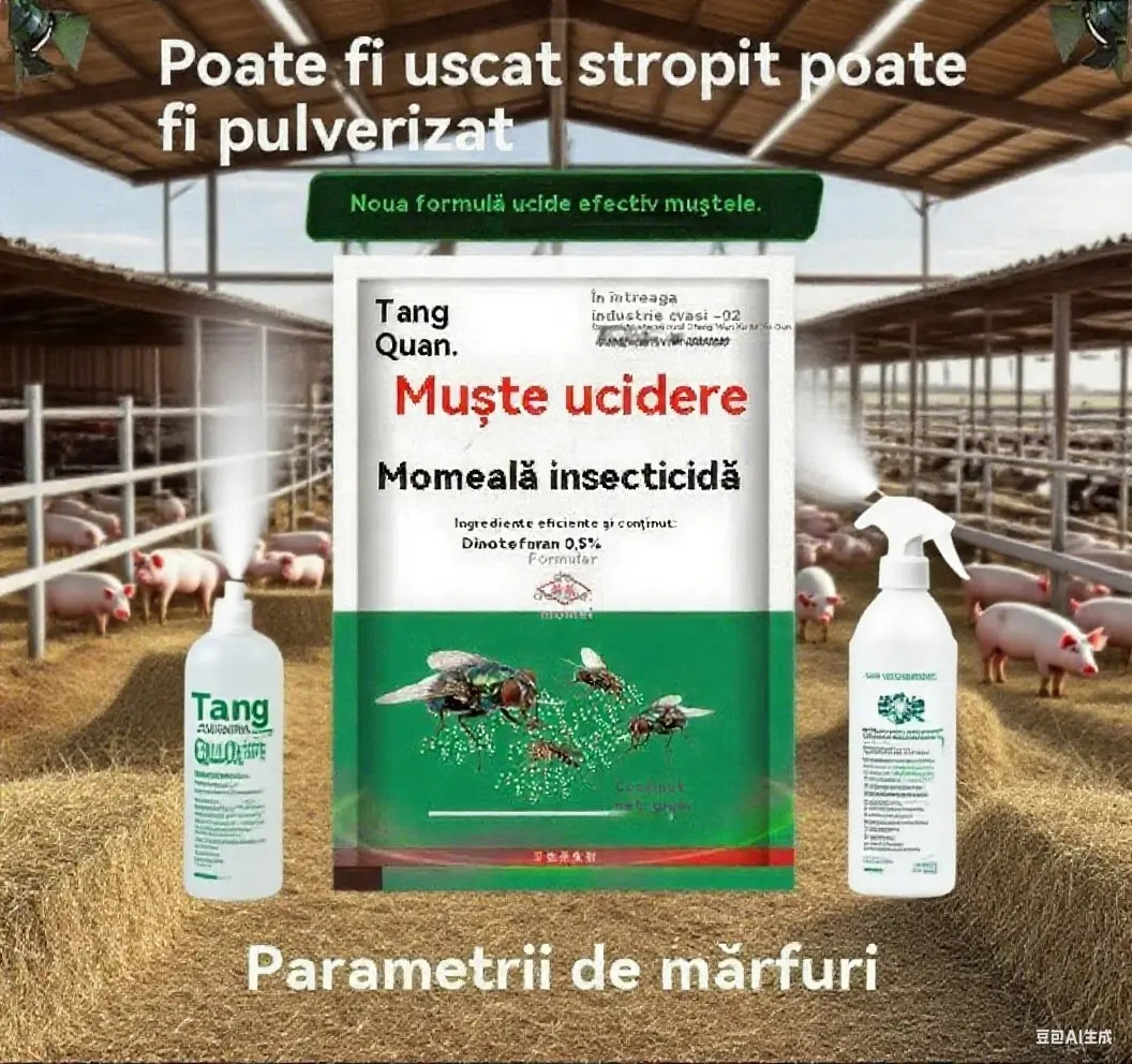 【30%OFF】🦟【5 pungi】 🦟Insecticid spray pentru uciderea muștelor de fermă, inodor, medicament pentru uciderea țânțarilor, uz casnic