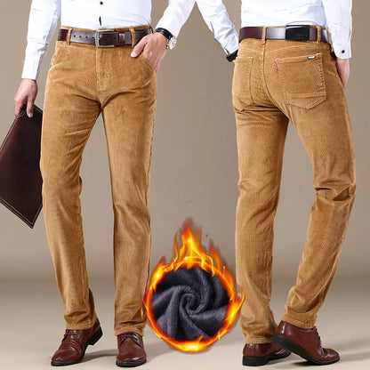 🏆 Best-seller 【-50% reducere 🔥🔥】Pantaloni clasici din reiat pentru bărbați