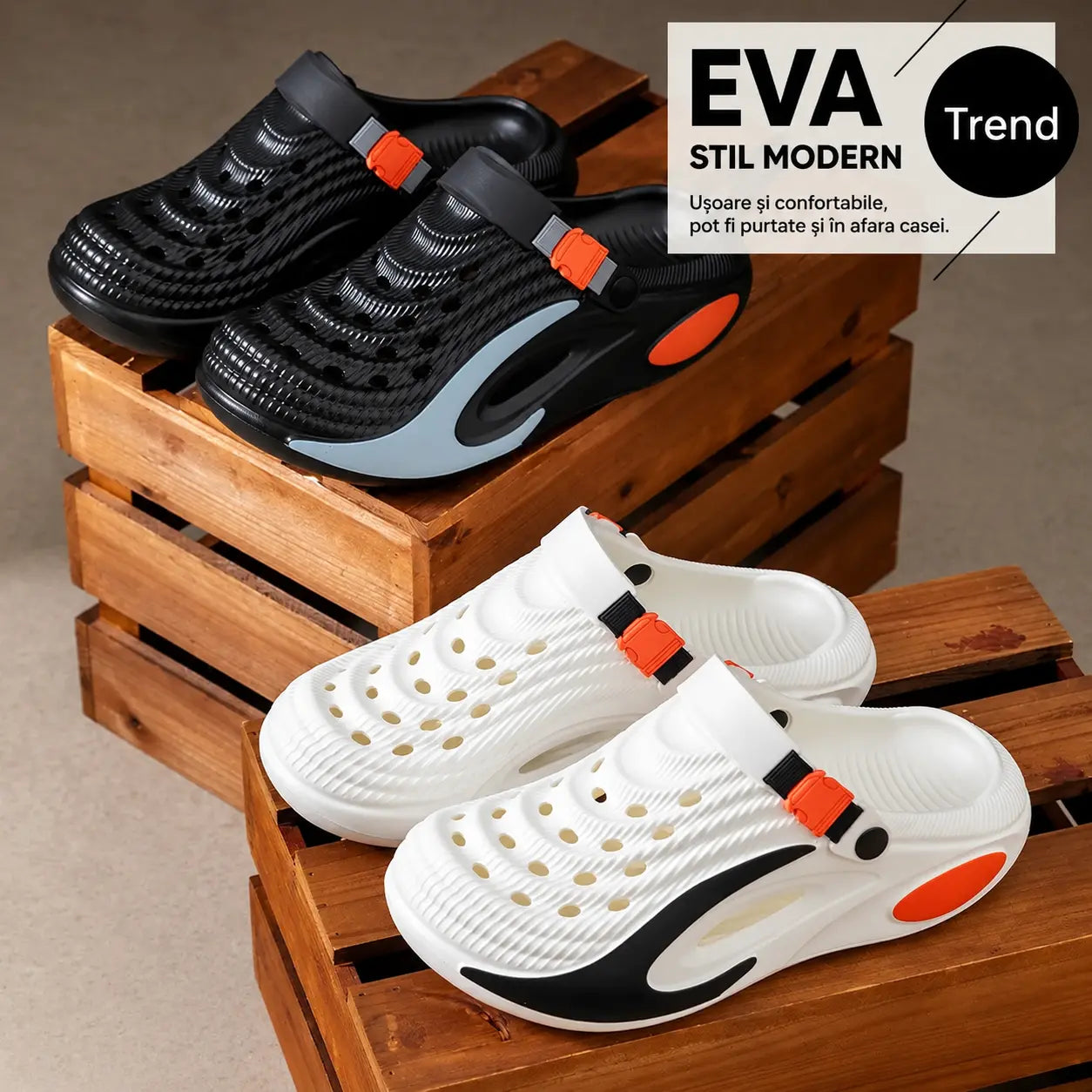 👟 Ofertă specială cu 50% reducere 🌬️ Sandale multifuncționale pentru bărbați, cu talpă EVA îngroșată – antiderapante, ultraușoare și respirabile, ideale pentru plajă, sport și purtare zilnică 🏃‍♂️