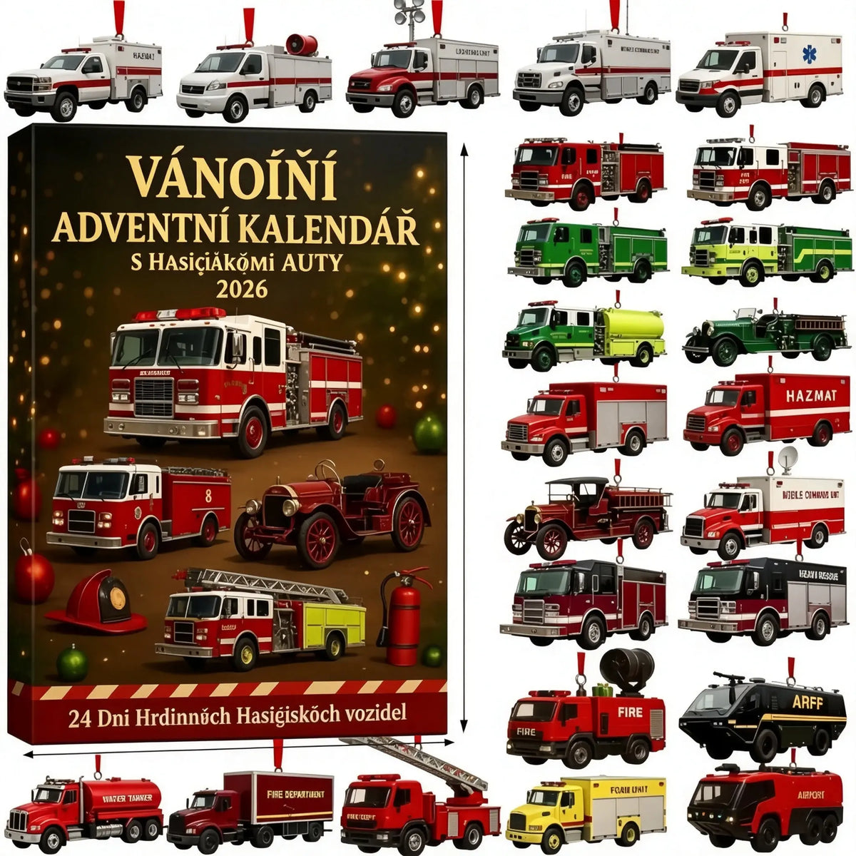 【1 cutie cu 24 de bucăți】Doar 139 RON 🎁🎁 Mai multe decorațiuni și cadouri de Crăciun pentru 2026