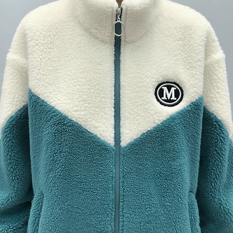 🔥 Половина цена - хванете сега -- 【Размери M-4XL】🐏 Зимен поларен памучен яке, убогено дебело материя от агнешка вълна и памуч