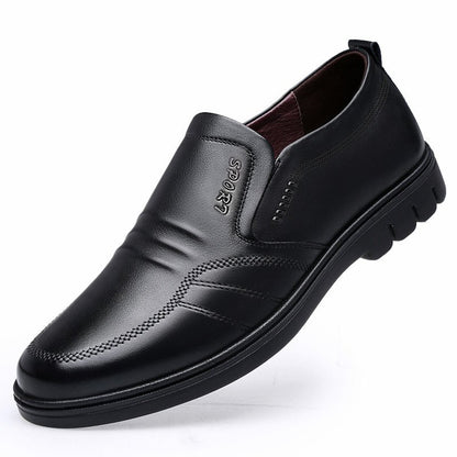 👞【39-44】Pantofi de afaceri casual pentru bărbați, din piele moale, cu talpă moale, stil nou 2026