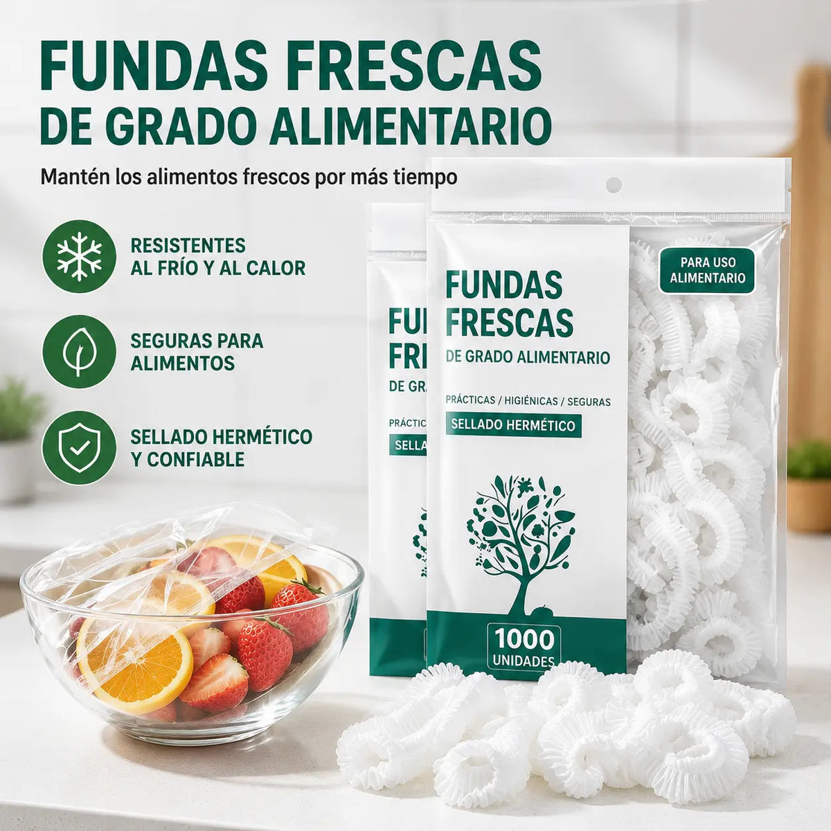 🔥【Ofertă specială pentru ultima zi: reducere de 50%】✨500 de capace din plastic reutilizabile, flexibile și sigure pentru contactul cu alimentele