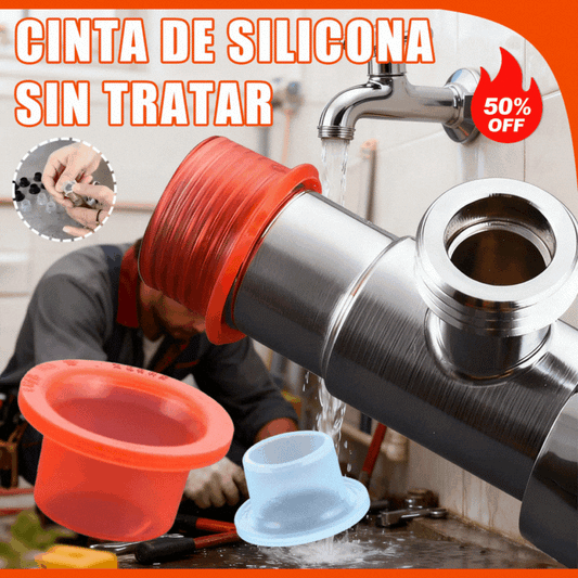 🏠♻️🔌【200 piezas】Sello rápido resistente a altas temperaturas para grifos y válvulas angulares con interfaz de silicona de 4 puntos, no necesita teflón, con junta.