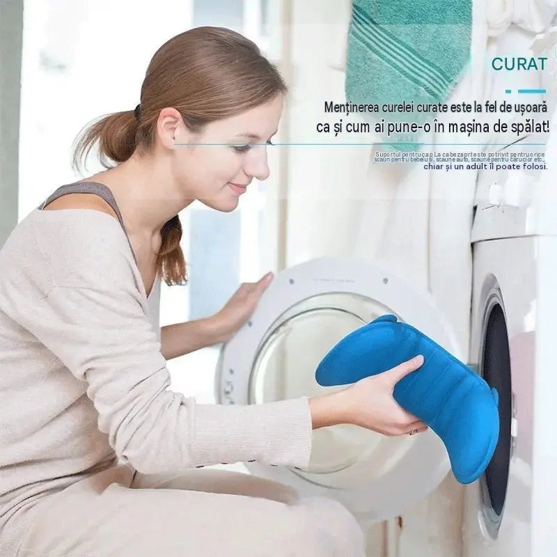 🚗 Profită acum de o reducere de 50%! 😴 Pernă pentru dormit în mașină: reglabilă, moale și cu suport bun, previne lăsarea capului și îți permite să te odihnești confortabil în timpul călătoriilor. 🛌
