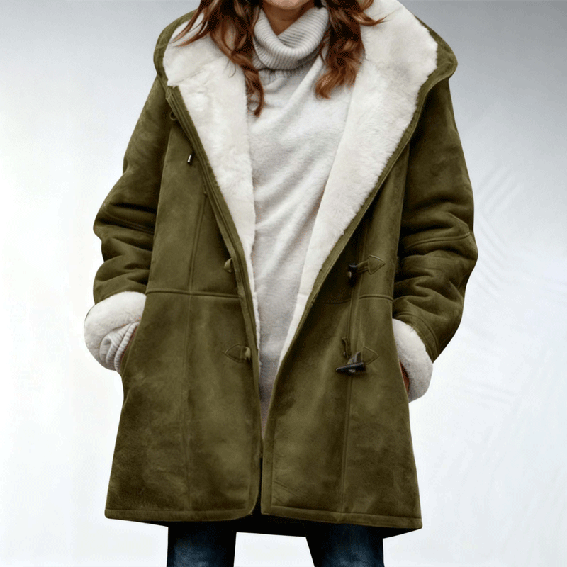 🥼🐏💖【Nowość zimowa 43% zniżki】2025 Modna i ciepła damska kurtka z zamszu, z ociepleniem z wełny, S-5XL, kurtka zimowa/na co dzień