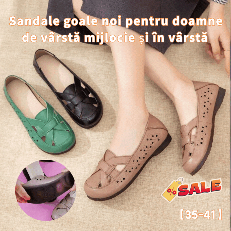 🏆🌸【35-41】Sandale goale noi pentru doamne de vârstă mijlocie și în vârstă