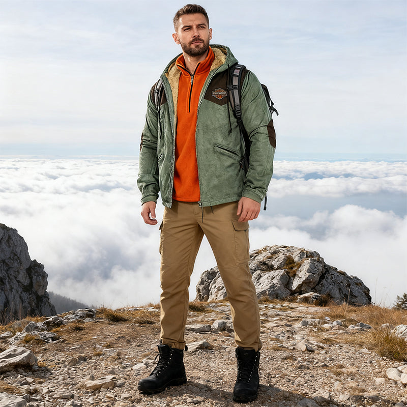 🌈【Rozmiary M-5XL】Nowy model jesień-zima 2025: stylowa grubą kapturówka dla mężczyzn