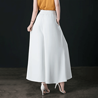 【50% DE DESCUENTO】Falda larga elegante de moda para mujer de otoño e invierno, con caída fluida, cintura alta y falda amplia