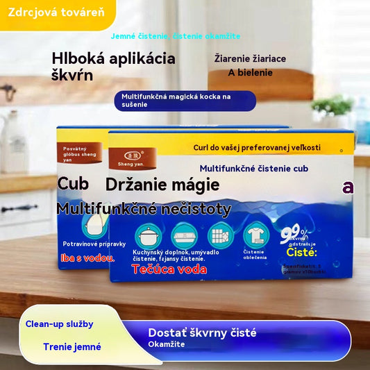 🎁【3/6/9 krabiček】Multifunkční čisticí šumivé tablety typu "magická kostka" 