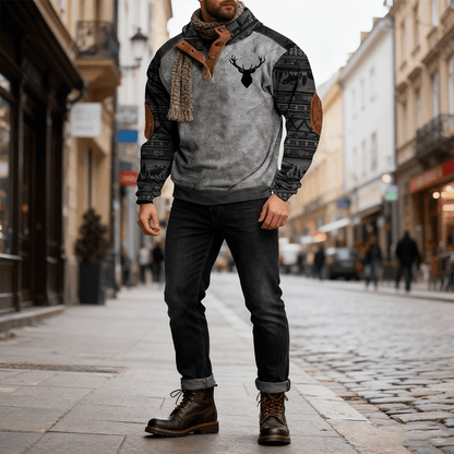 💥🔥【Oferta limitowana czasowo】🔥【S-5XL】Luźna mikina z 3D drukiem, amerykański styl uliczny, na jesień i zimę