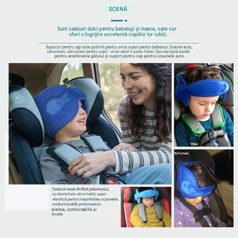 🚗 Profită acum de o reducere de 50%! 😴 Pernă pentru dormit în mașină: reglabilă, moale și cu suport bun, previne lăsarea capului și îți permite să te odihnești confortabil în timpul călătoriilor. 🛌