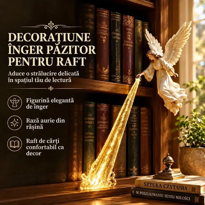 🎃🔥 Decorațiune luminoasă LED 3D în formă de înger | Decorațiune fantastică luminoasă pentru raft
