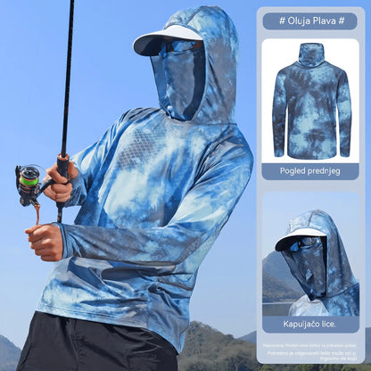 🔥【M-5XL】Îmbrăcăminte de protecție solară respirabilă pentru bărbați, potrivită pentru sporturi în aer liber și pescuit.