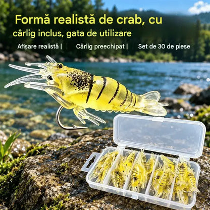 ⏰ Ofertă la jumătate de preț – doar pentru o perioadă limitată ✨ Nălucă moale bionică în formă de crevete | Aspect foarte realist, mișcare naturală; rezistentă la rupere și durabilă; potrivită pentru pescuit în apă dulce și sărată 🎣