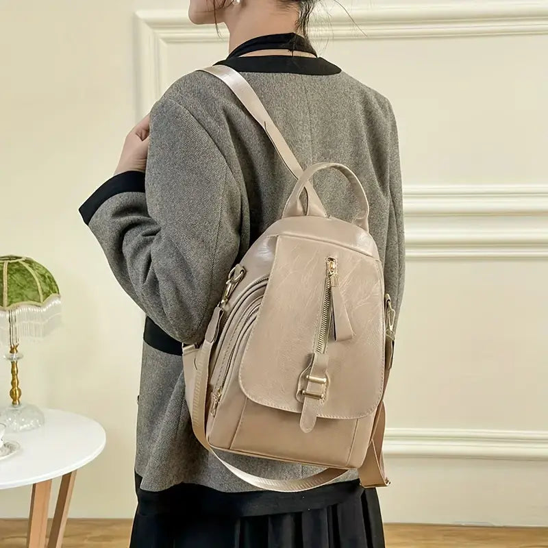 🎒 2026 Nou rucsac pentru femei, la modă și versatil, de mare capacitate din piele PU