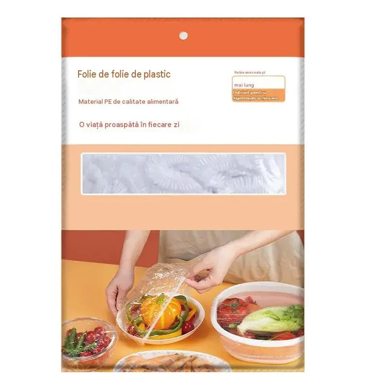 🔥📢📢 ACUM CU 50% REDUCERE! ⏰ (Pachet multiplu de 100 bucăți) capace elastice pentru alimente