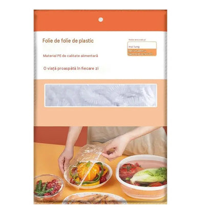 🔥📢📢 ACUM CU 50% REDUCERE! ⏰ (Pachet multiplu de 100 bucăți) capace elastice pentru alimente