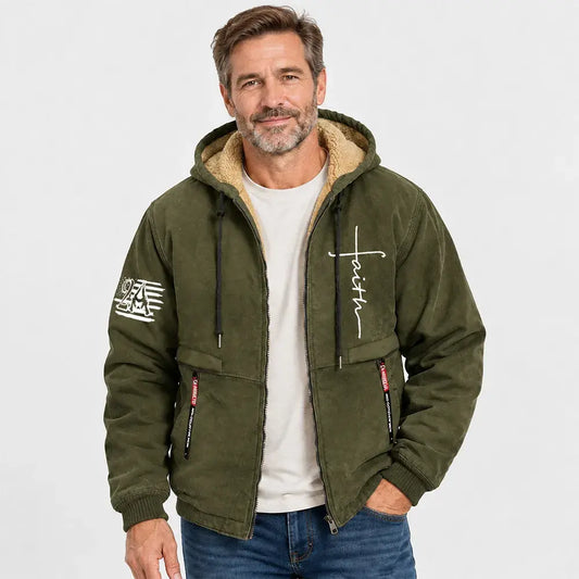 ✨【S-5XL】Jachetă premium din velur pentru bărbați, ușoară și călduroasă | Elegantă, confortabilă și perfectă pentru toamnă și iarnă