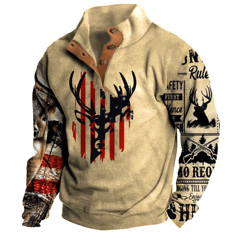 【S-3XL】Nowa modna męska kurtka z kapturem 3D, długimi rękawami na jesień i zimą 2025 r