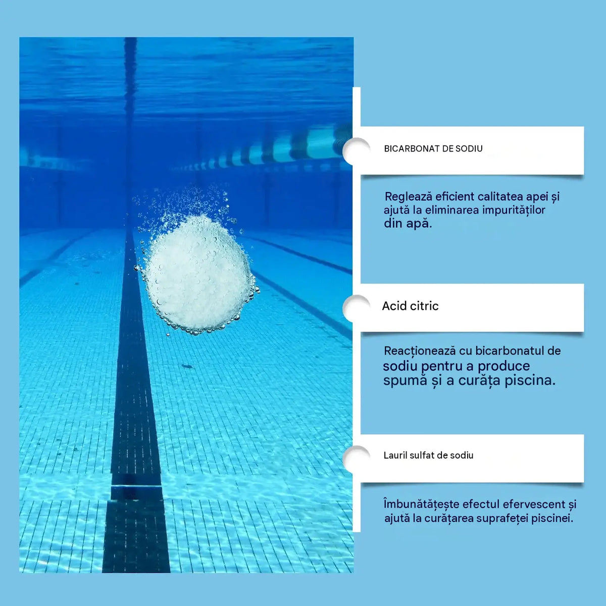 🔥【Cumperi 1, primești 1 gratis】🏊‍♀️💧Tablete de curățare pentru piscine, pentru o apă limpede și transparentă