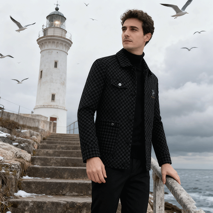 🧥【M-4XL】🔥Nowy model płaszcza casual z wełny dla mężczyzn na jesień/zimą