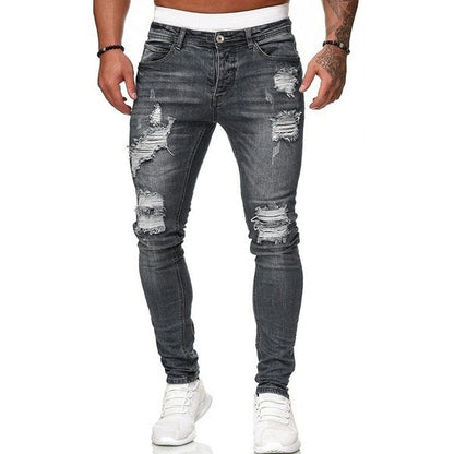👖Blugi skinny rupți pentru bărbați, reducere 50%🏆