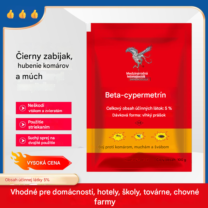 👍【5/10/15/20 торбички】🚫🦟🪳🪰Специално разработени за унищожаване на комари и мухи във фермите, една опаковка убива бълхи/скакалци/хлебарки/мухи/комари