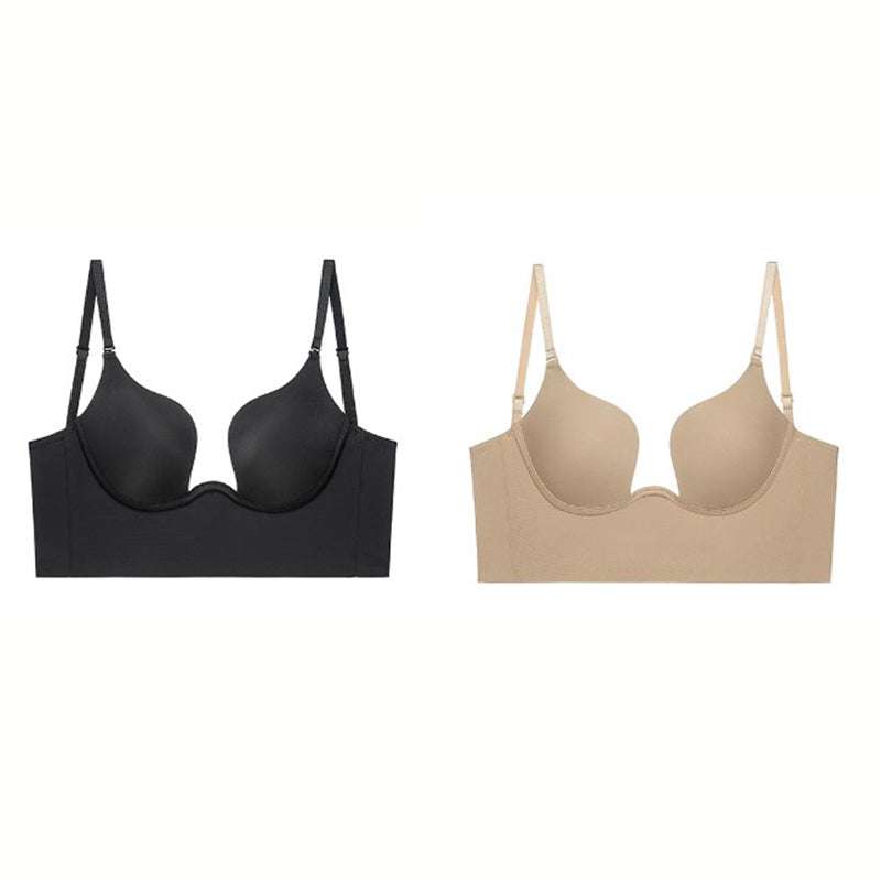 🌸【Cumpără unul, primești unul gratuit】Sutien push-up fără spate, multiple stiluri de purtare, potrivit pentru toate tipurile de haine