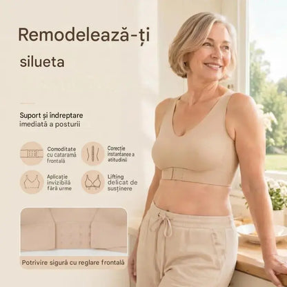 【✨Cumpără 1 și primești 2 gratuit – set cu 3 bucăți】Lenjerie modelatoare pentru femei, corectează linia spatelui💋