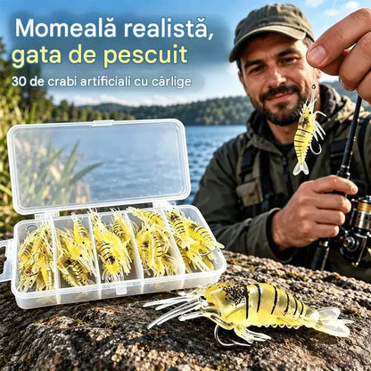 ⏰ Ofertă la jumătate de preț – doar pentru o perioadă limitată ✨ Nălucă moale bionică în formă de crevete | Aspect foarte realist, mișcare naturală; rezistentă la rupere și durabilă; potrivită pentru pescuit în apă dulce și sărată 🎣
