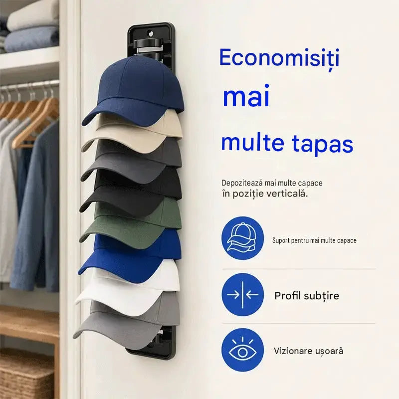 【2 bucăți】Organizator de pălării care economisește spațiu