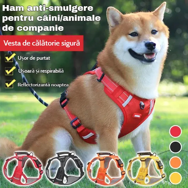 🐶【5-30 kg】Ham pentru câini, anti-smulgere, pentru animale de companie.