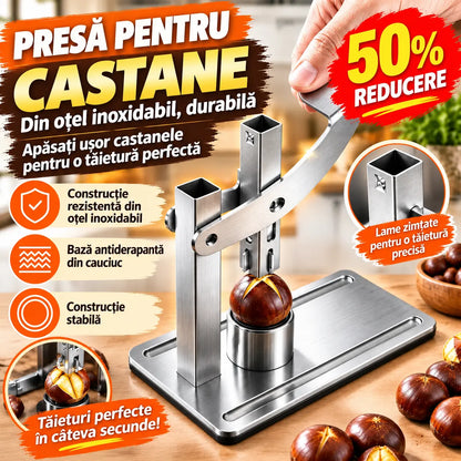 🥜💪 Spărgător de nuci cu mâner – fabricat din oțel inoxidabil, gata de utilizare