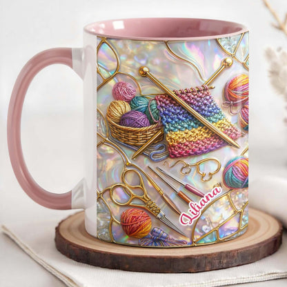 🧵☕【Limitovaná akcia 50% zľava】Šálka s motívom šitia – perfektný darček pre kreatívnych ľudí, ktorí radi šijú