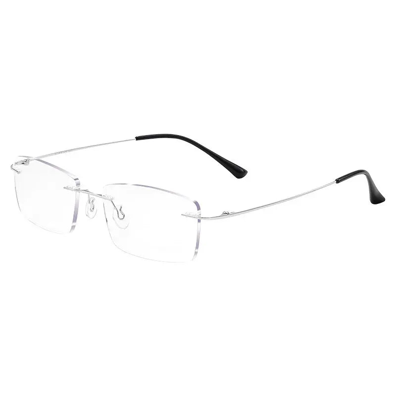 Ochelari profesionali de înaltă calitate, ultra-ușori, fără ramă, cu vedere clară și protecție împotriva luminii albastre - unisex