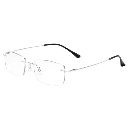 Ochelari profesionali de înaltă calitate, ultra-ușori, fără ramă, cu vedere clară și protecție împotriva luminii albastre - unisex