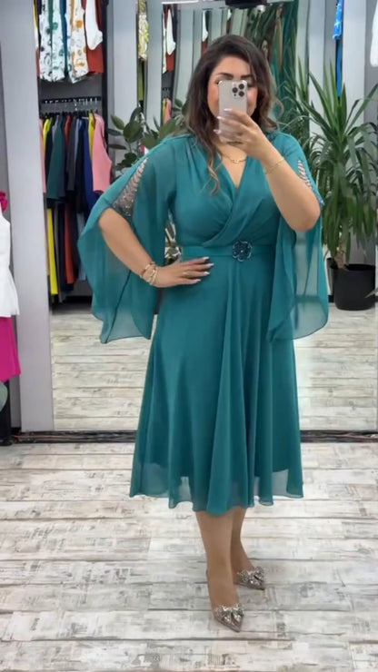 👗💥【S-5XL】Rochie nouă la modă, design clasic, elegantă și simplă