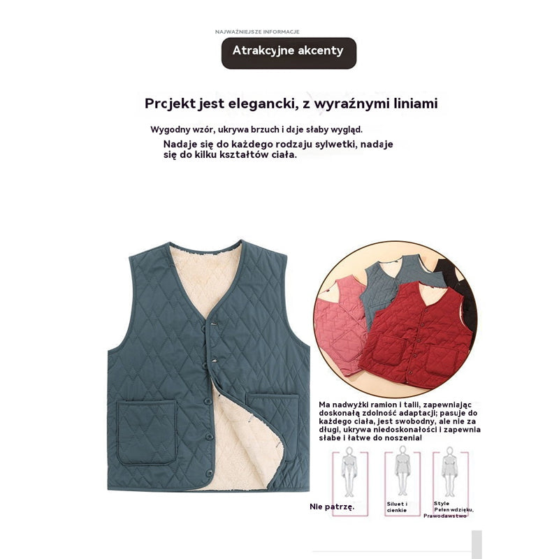 【🔥Kup jeden, a drugi dostaniesz gratis】🔥Nowa, cienka i ciepła kamizelka bez rękawów na jesień i zimę